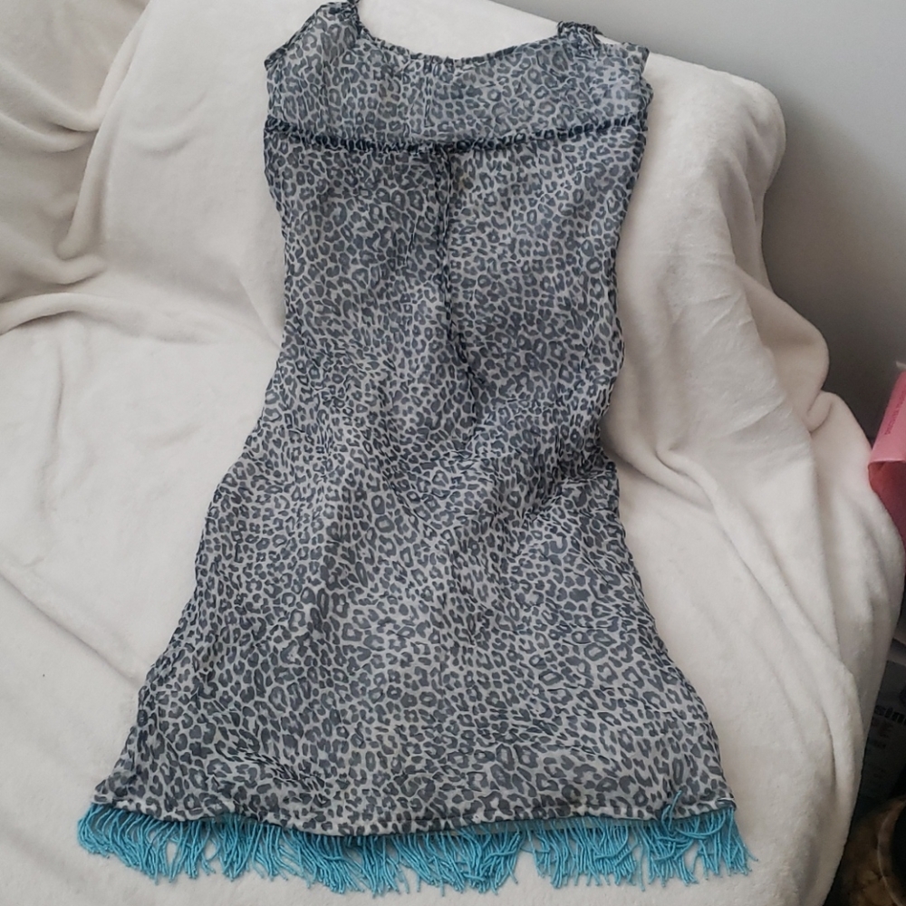Bebe leopard print dress